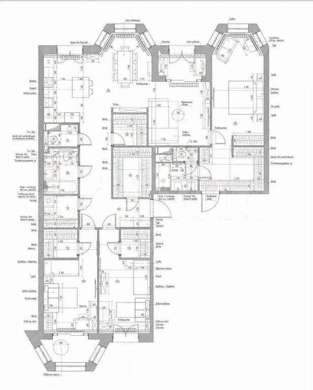 4-к. квартира, 161 м, 3/7 эт. - Фото 0