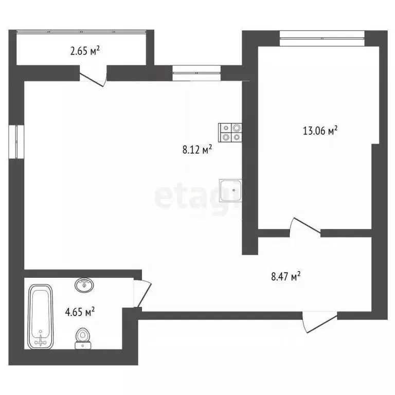 1-к кв. Ростовская область, Ростов-на-Дону просп. Соколова, 68/118Вс1 ... - Фото 2