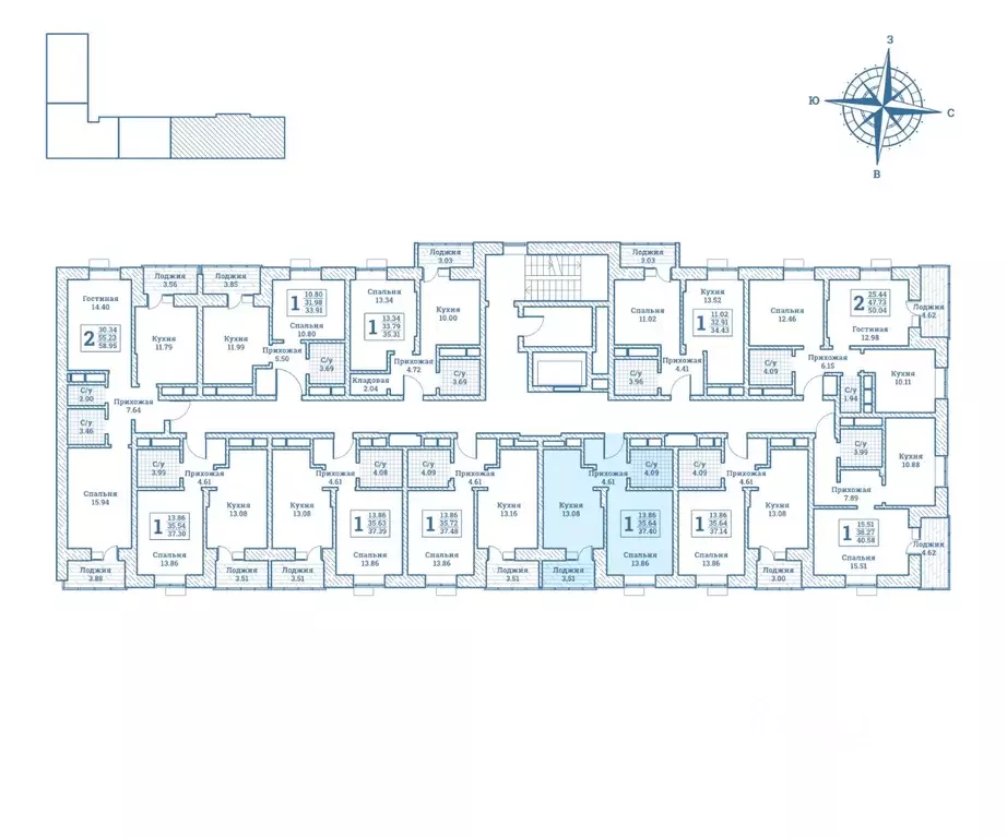 1-к кв. Московская область, Щелково городской округ, Монино пгт ... - Фото 2