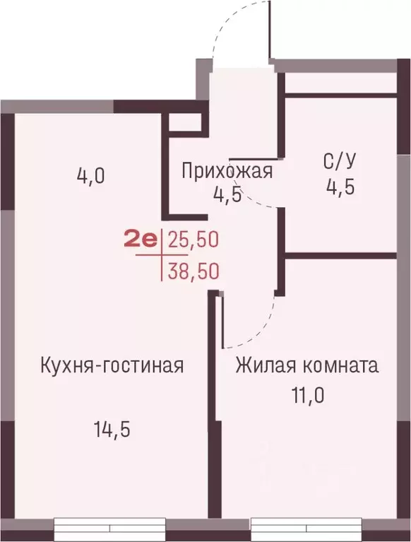 2-к кв. Свердловская область, Екатеринбург Академический мкр, 19-й ... - Фото 2