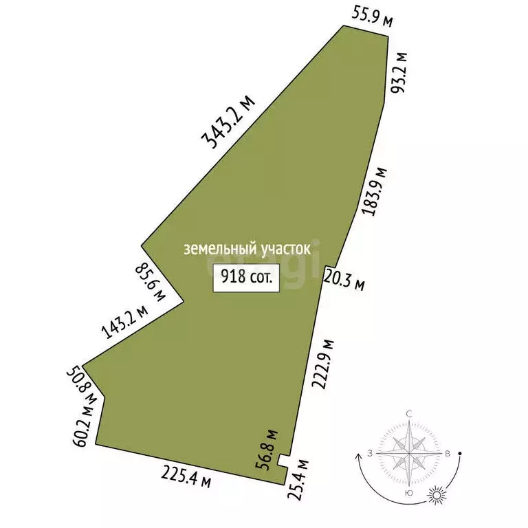 Участок в Бахчисарайский район, Красномакское сельское поселение, село ... - Фото 1