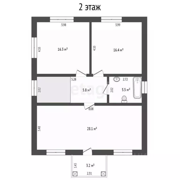 Дом в Тюменская область, Тюменский муниципальный округ, д. Падерина ... - Фото 2