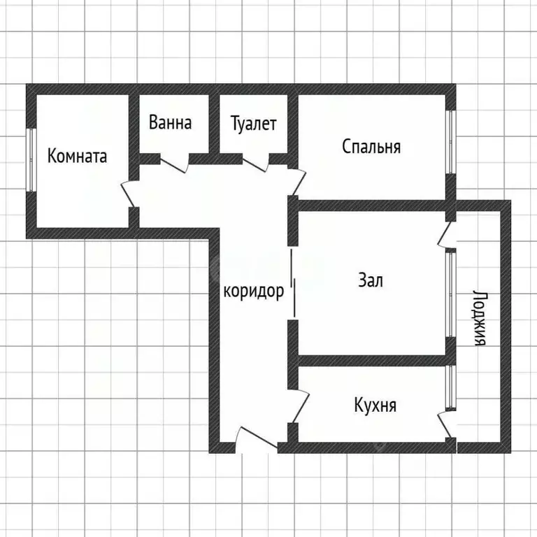 3-к кв. Иркутская область, Ангарск 29-й мкр, 7 (67.5 м) - Фото 2