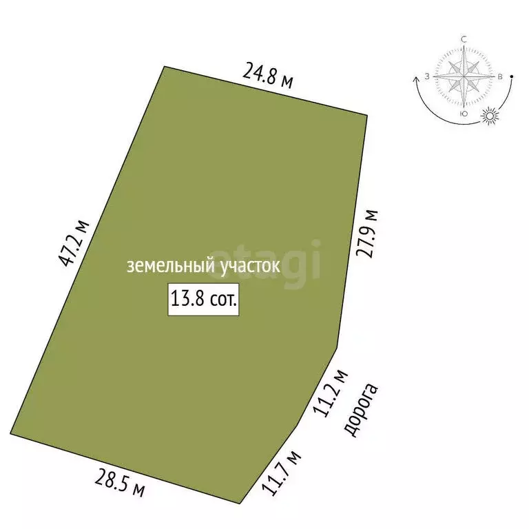 Участок в Рахьинское городское поселение, посёлок при железнодорожной ... - Фото 1