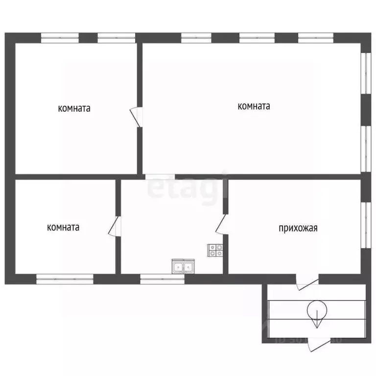 Дом в Саратовская область, Балашовский район, с. Старый Хопер ... - Фото 2