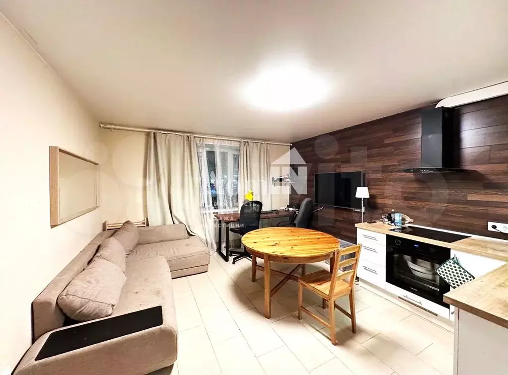 1-к. квартира, 42,1 м, 1/18 эт. - Фото 1
