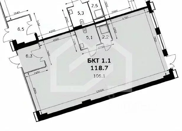 Помещение свободного назначения в Москва Сидней Сити жилой комплекс, ... - Фото 2