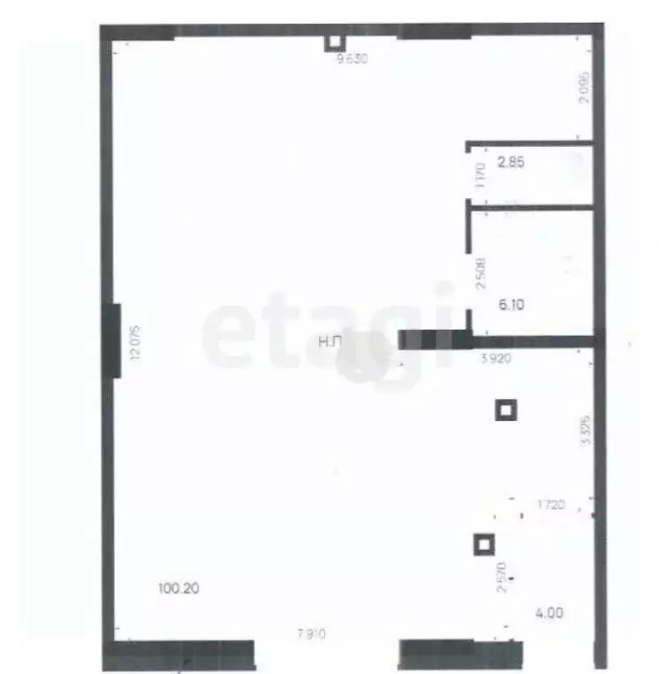 Помещение свободного назначения в Татарстан, Казань Краснококшайская ... - Фото 1