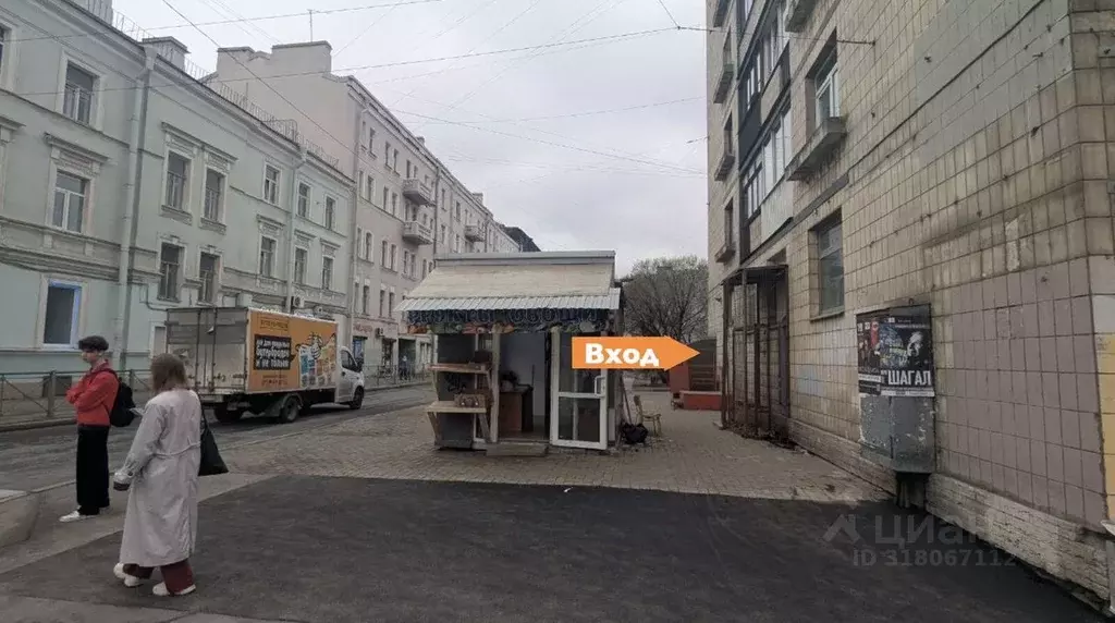 Торговая площадь в Санкт-Петербург Лиговский просп., 185 (107 м) - Фото 1