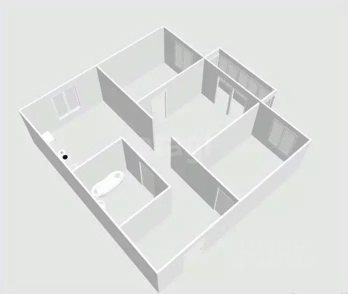 3-к кв. Сахалинская область, Холмск Стахановская ул., 16 (70.9 м) - Фото 2
