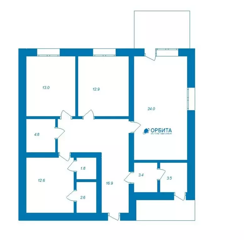 Дом в Тюмень, микрорайон Утешево, Утешевская улица, 44 (105 м) - Фото 1