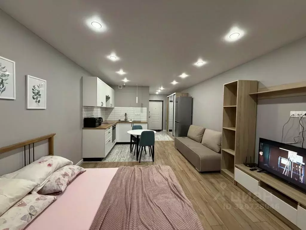 1-к кв. Татарстан, Казань ул. Архитектора Гайнутдинова, 26к5 (30.0 м) - Фото 1