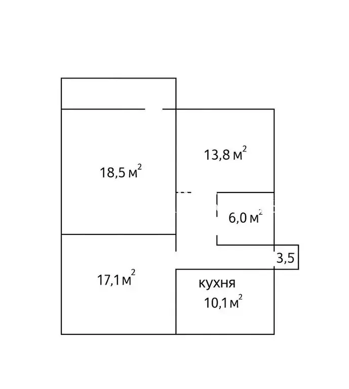 3-комнатная квартира: Кингисепп, улица Химиков, 7Б (76.5 м) - Фото 1