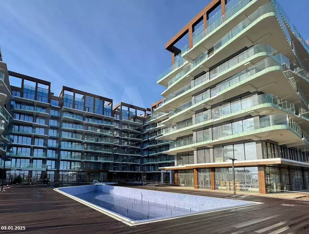 Апартаменты-студия, 27,4 м, 6/8 эт. - Фото 1