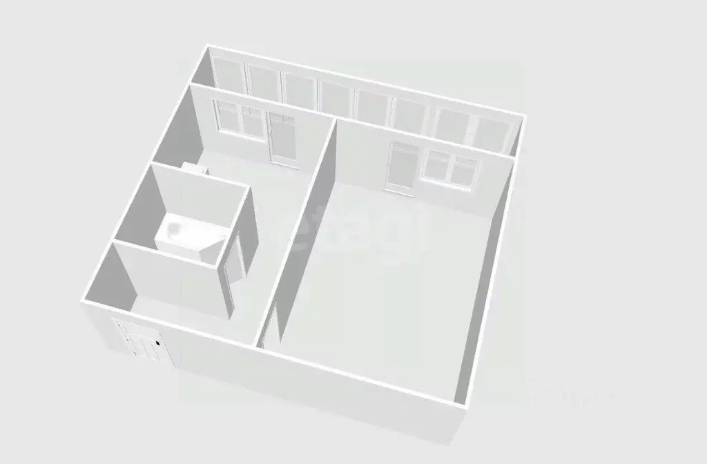 1-к кв. Сахалинская область, Анива ул. Невельского, 29 (31.7 м) - Фото 2