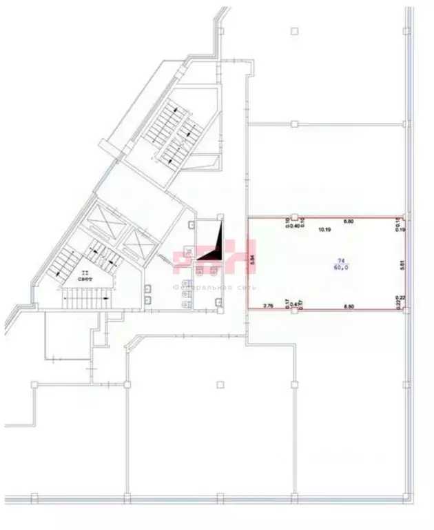 Офис в Свердловская область, Екатеринбург ул. Ткачей, 25 (60 м) - Фото 2