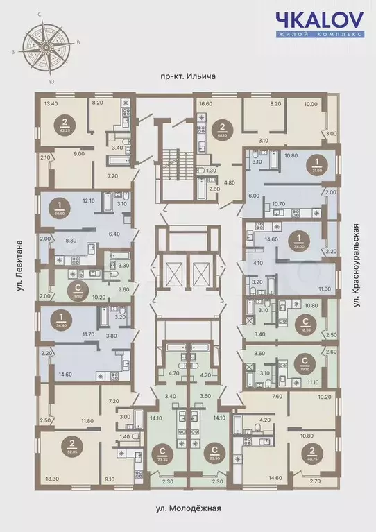 Квартира-студия, 23,6 м, 8/18 эт. - Фото 1