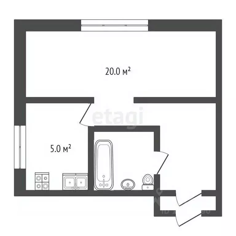 1-к кв. Воронежская область, Воронеж ул. Независимости, 82/2 (48.0 м) - Фото 2