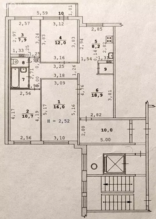 5-комнатная квартира: Екатеринбург, Расточная улица, 22 (88.4 м) - Фото 0