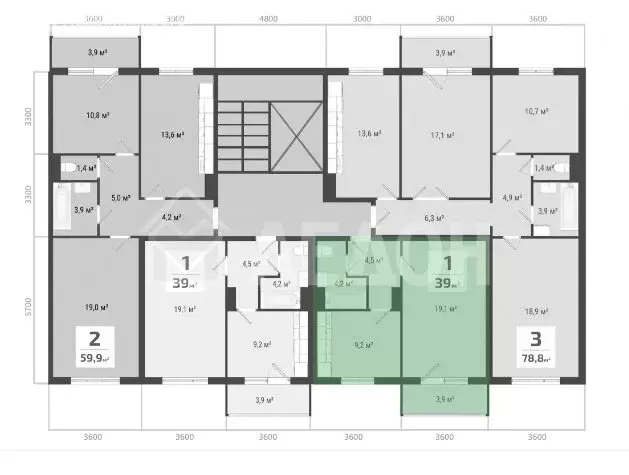 1-комнатная квартира: Омск, 6-й Амурский проезд, 12 (37 м) - Фото 1