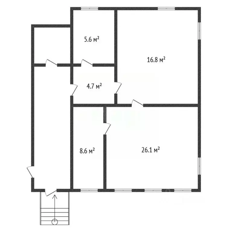 Дом в Нижегородская область, Бор пер. Докучаева, 4 (65 м) - Фото 2