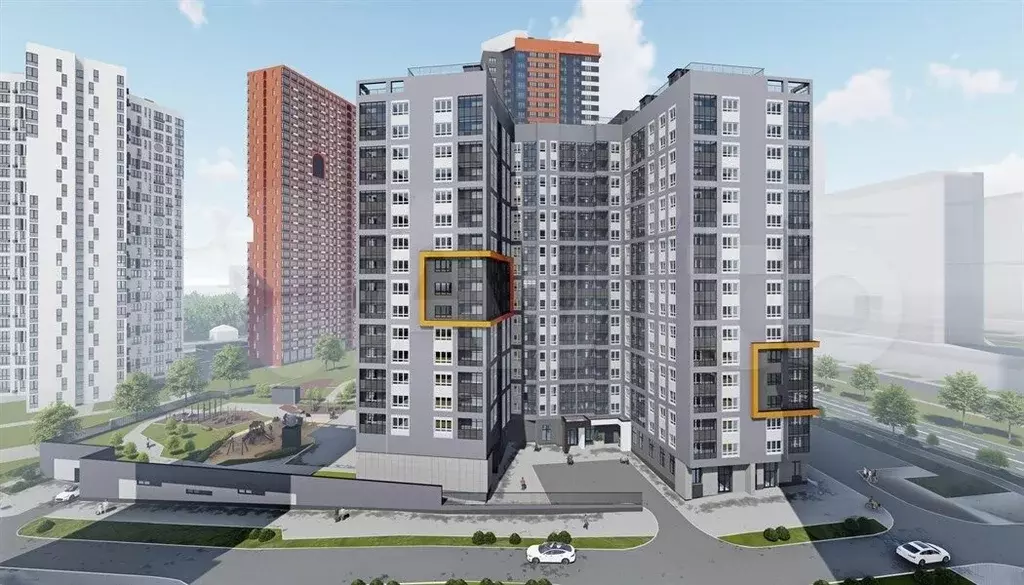 3-к. квартира, 78,4 м, 17/17 эт. - Фото 1