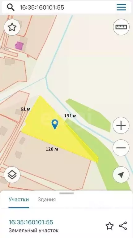 Участок в Татарстан, Сабинский район, Староикшурминское с/пос, с. ... - Фото 1