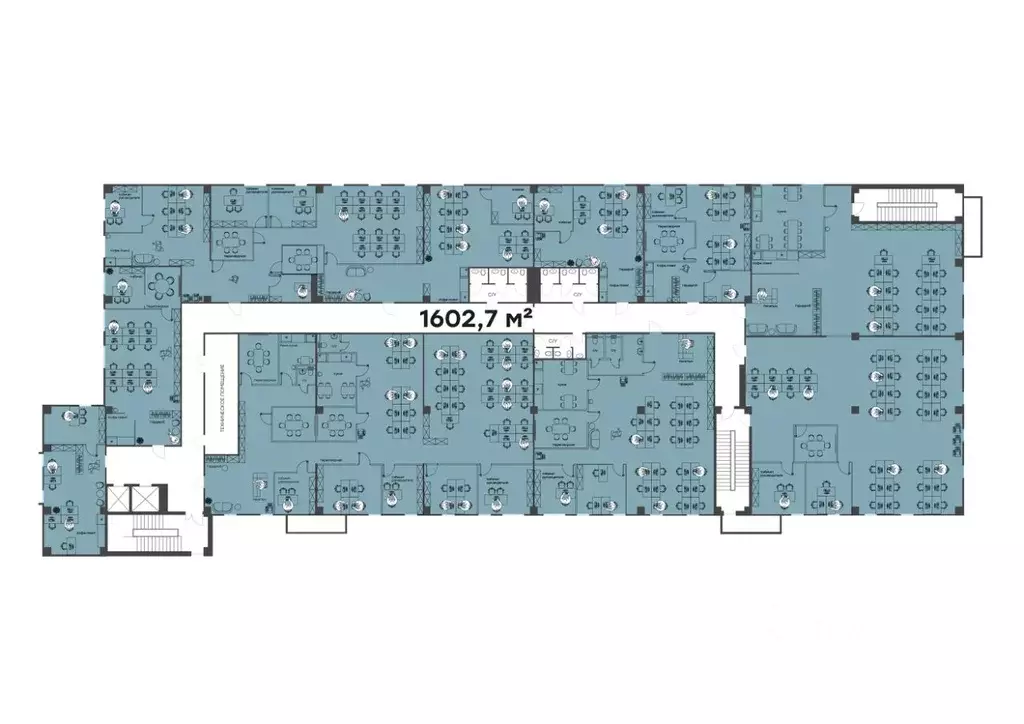 Офис в Москва Ставропольская ул., 39 (1603 м) - Фото 1