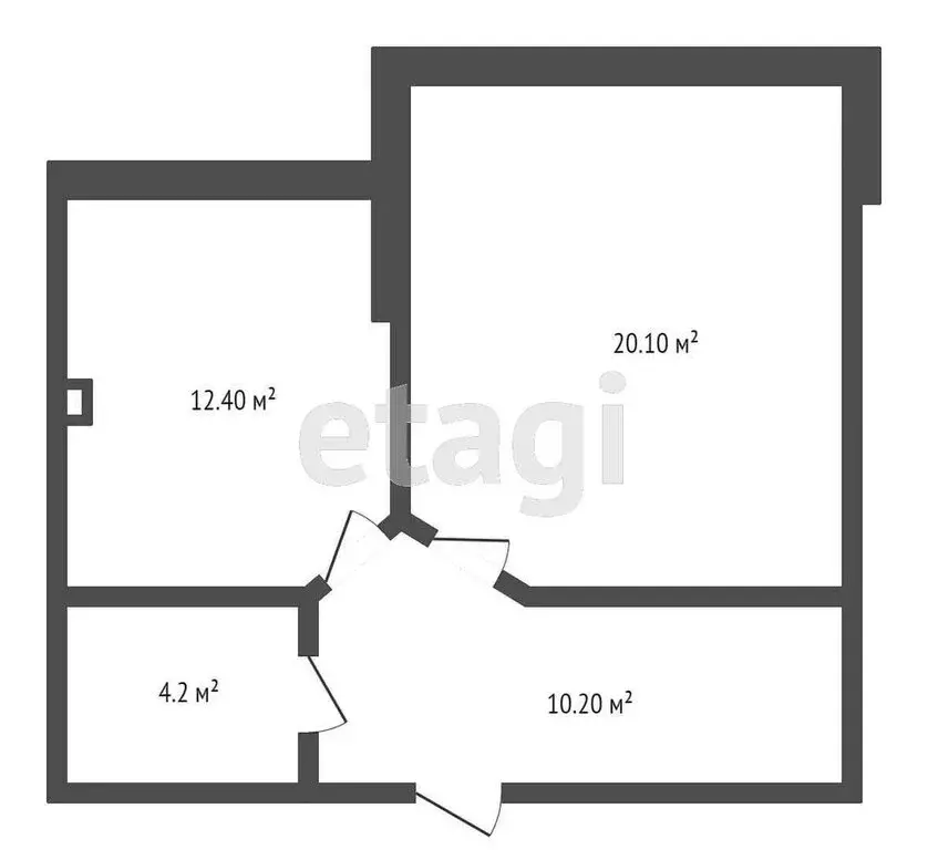 1-комнатная квартира: Зеленоградск, улица Тургенева, 14В (47 м) - Фото 0