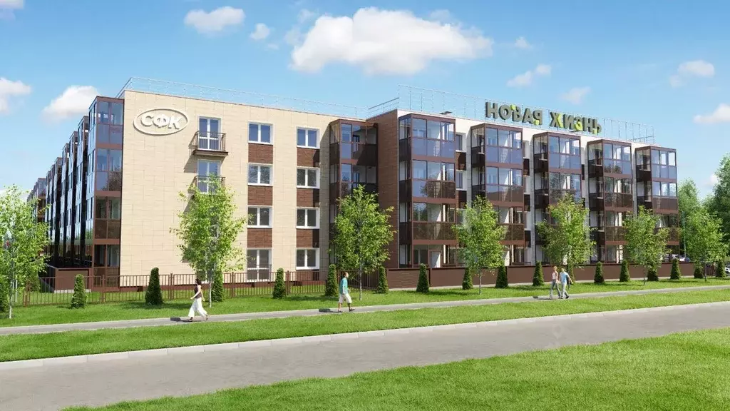 1-к кв. Карелия, Петрозаводск Новая жизнь жилой комплекс (31.8 м) - Фото 2