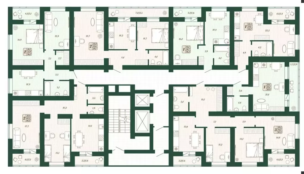 2-к кв. Самарская область, Волжский район, Смышляевка городское ... - Фото 2