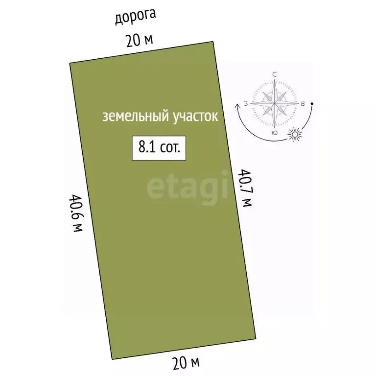 Участок в Тюменская область, Тюменский муниципальный округ, ... - Фото 2