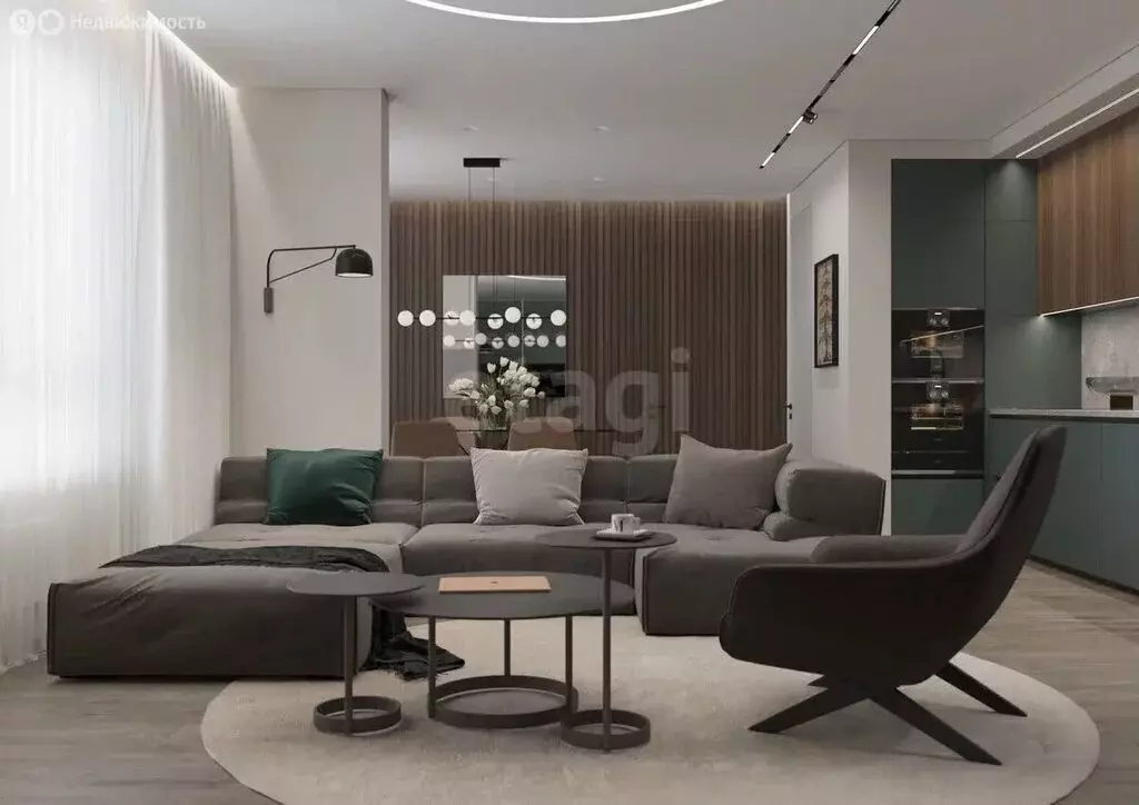 3-комнатная квартира: Воронеж, улица Берёзовая Роща, 4А (98.7 м) - Фото 1