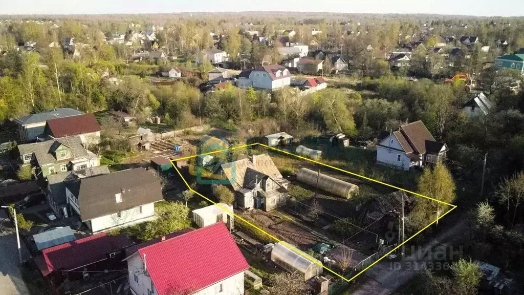 Участок в Санкт-Петербург Горелово тер., пер. Поселковый, 19 (14.72 ... - Фото 0