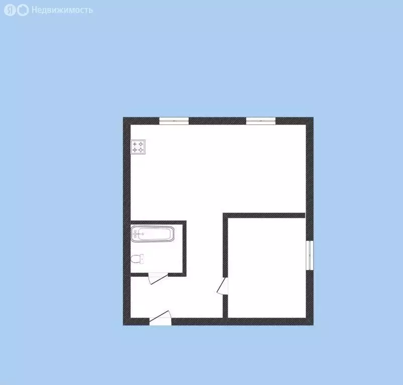 1-комнатная квартира: Иркутск, улица Безбокова, 42 (32.3 м) - Фото 1