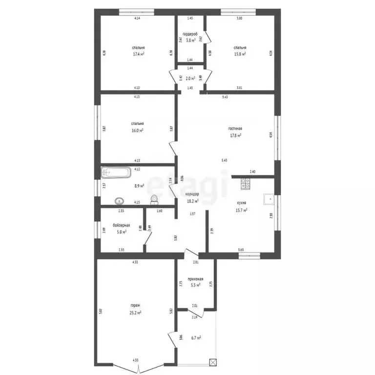 Дом в Башкортостан, Стерлитамакский район, Казадаевский сельсовет, с. ... - Фото 2