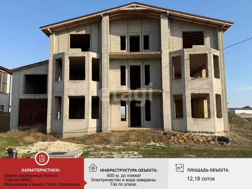 Участок в Крым, Сакский район, Штормовское с/пос, с. Поповка ул. ... - Фото 1