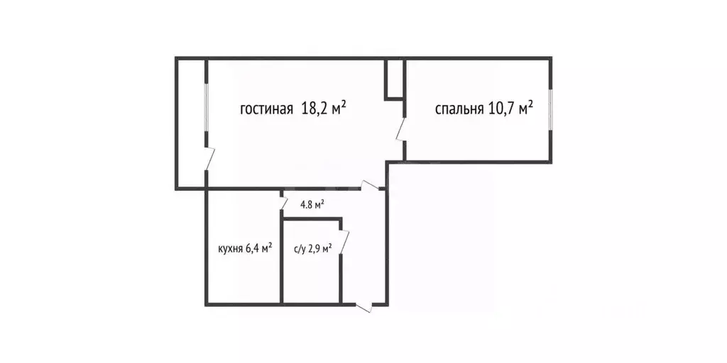 2-к кв. Краснодарский край, Новороссийск просп. Ленина, 24 (43.8 м) - Фото 2
