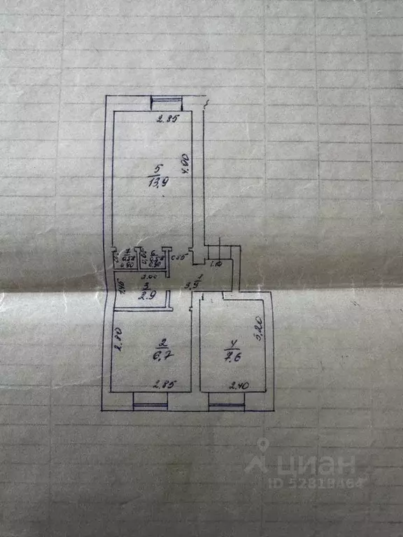 2-к кв. Новосибирская область, Болотное ул. 50 лет Октября, 3 (36.2 м) - Фото 2