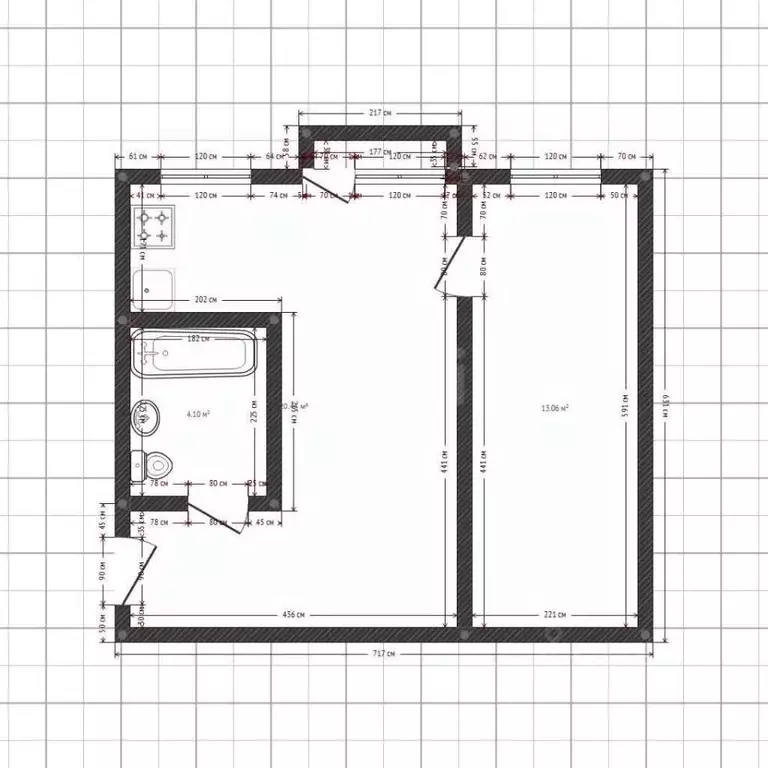2-к кв. Иркутская область, Ангарск 93-й кв-л, 29 (45.0 м) - Фото 2