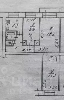 3-к кв. Вологодская область, Вологда Тепличный мкр, 18 (60.0 м) - Фото 2
