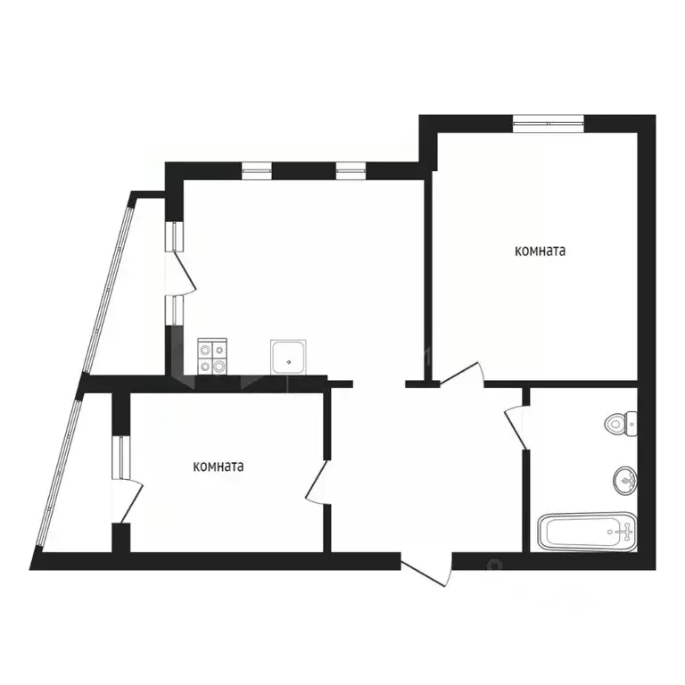 2-к кв. Тюменская область, Тюмень ул. Максима Горького, 90 (84.5 м) - Фото 2
