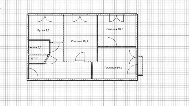 3-к кв. Оренбургская область, Оренбург Химическая ул., 8 (50.8 м) - Фото 2