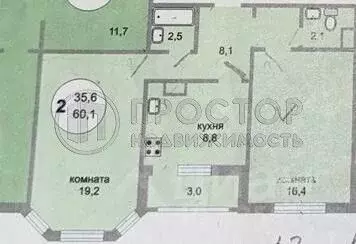 2-к кв. Московская область, Химки просп. Мельникова, 18 (56.0 м) - Фото 2