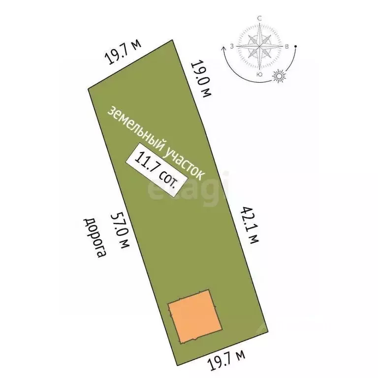 Участок в Ярославская область, Некрасовское рп  (11.7 сот.) - Фото 1