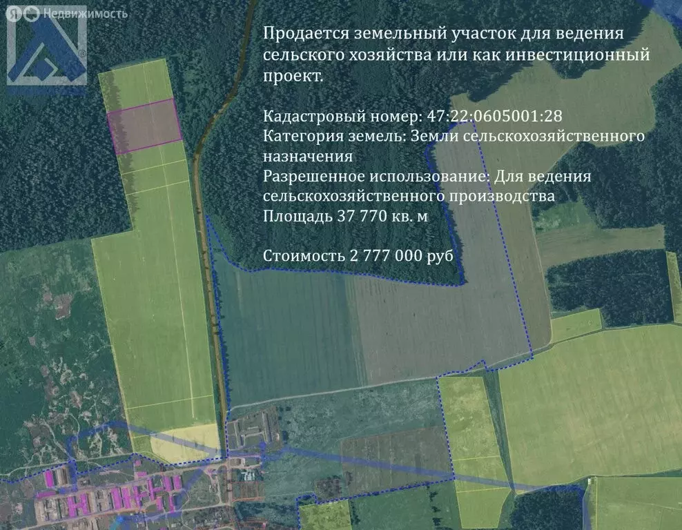 Участок в Волосовский район, Клопицкое сельское поселение, деревня ... - Фото 1