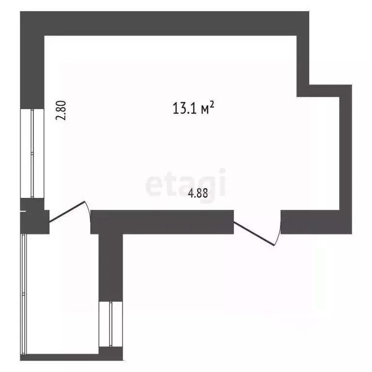 Комната Вологодская область, Вологда ул. Преображенского, 49 (13.1 м) - Фото 1