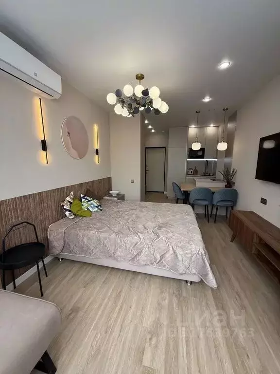 Студия Краснодарский край, Сочи ул. Искры, 66/9к7 (25.0 м) - Фото 0