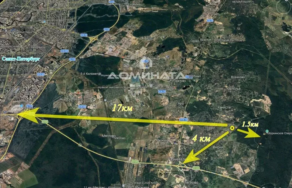 Участок в Ленинградская область, Всеволожский район, Колтушское ... - Фото 2