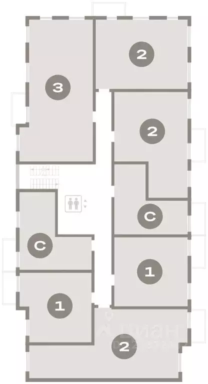 2-к кв. Ленинградская область, Ломоносовский район, Аннинское ... - Фото 2